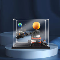 Display King - Acrylic display case with screw for LEGO® Planet Earth and Moon in Orbit 42179
