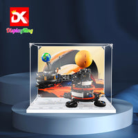 Display King - Acrylic display case with screw for LEGO® Planet Earth and Moon in Orbit 42179
