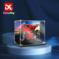 Display King - Acrylic display case with screw for LEGO® Ducati Panigale V4 s Motorcycle 42202
