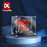 Display King - Acrylic display case with screw for LEGO® Ducati Panigale V4 s Motorcycle 42202
