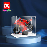 Display King - Acrylic display case with screw for LEGO® Ducati Panigale V4 s Motorcycle 42202
