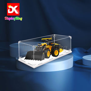 Display King -Acrylic display case with screw for LEGO® Volvo L120 Electric Wheel Loader 42209