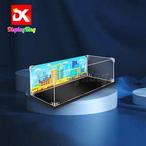 Display King -Acrylic display case with screw for LEGO® Volvo L120 Electric Wheel Loader 42209