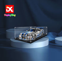 Display King -Acrylic display case with screw for LEGO® 2 Fast 2 Furious Nissan Skyline GT-R 42210
