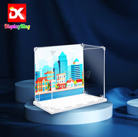 Display King -Acrylic display case with screw for LEGO® Heartlake City Apartments and Stores 42670
