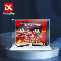 Display King - Acrylic display case with screw for Lego Disney Mickey Mouse & Minnie Mouse Character 43179
