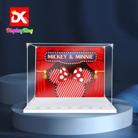 Display King - Acrylic display case with screw for Lego Disney Mickey Mouse & Minnie Mouse Character 43179
