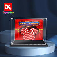 Display King - Acrylic display case with screw for Lego Disney Mickey Mouse & Minnie Mouse Character 43179
