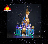 Brick Shine -  Light Kit for  LEGO®Disney Castle 43222
