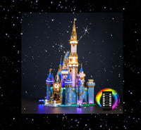 Brick Shine -  Light Kit for  LEGO®Disney Castle 43222
