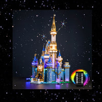 Brick Shine -  Light Kit for  LEGO®Disney Castle 43222