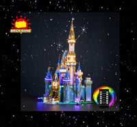 Brick Shine -  Light Kit for  LEGO®Disney Castle 43222
