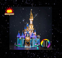 Brick Shine -  Light Kit for  LEGO®Disney Castle 43222
