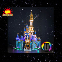 Brick Shine -  Light Kit for  LEGO®Disney Castle 43222