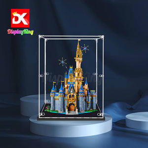 Display King - Acrylic display case for LEGO Disney Castle 43222 3mm Thickness dust-Free and Crystal Clear Display case with Screw