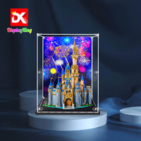 Display King - Acrylic display case for LEGO Disney Castle 43222 3mm Thickness dust-Free and Crystal Clear Display case with Screw
