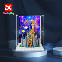 Display King - Acrylic display case for LEGO Disney Castle 43222 3mm Thickness dust-Free and Crystal Clear Display case with Screw
