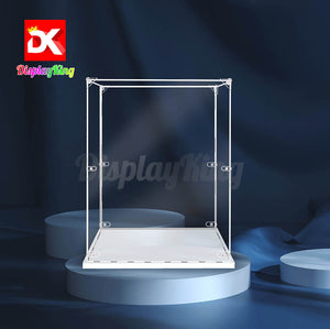 Display King - Acrylic display case for LEGO Disney Castle 43222 3mm Thickness dust-Free and Crystal Clear Display case with Screw