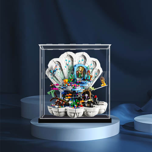 Display King - Acrylic  display case  for LEGO® The Little Mermaid Roval Clamshell 43225