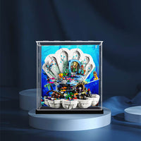 Display King - Acrylic  display case  for LEGO® The Little Mermaid Roval Clamshell 43225
