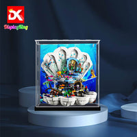 Display King - Acrylic  display case  for LEGO® The Little Mermaid Roval Clamshell 43225
