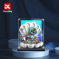 Display King - Acrylic display case with screw for LEGO® The Little Mermaid Royal clamshell1 43225
