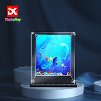 Display King - Acrylic display case with screw for LEGO® The Little Mermaid Royal clamshell1 43225
