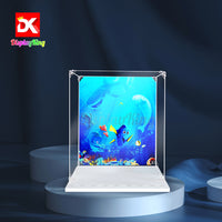 Display King - Acrylic display case with screw for LEGO® The Little Mermaid Royal clamshell1 43225