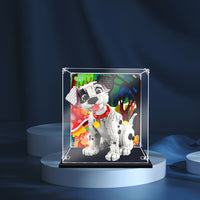 Display King -Acrylic display case with screw for LEGO® 101 Dalmatians Puppy 43269
