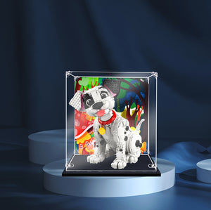 Display King -Acrylic display case with screw for LEGO® 101 Dalmatians Puppy 43269