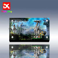 Display King - Acrylic display plaque for Lego Horizon Forbidden West: Tallneck 76989
