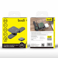 sky Budi WL4500B 3 in 1 MagFit Foldable Wireless Charger
