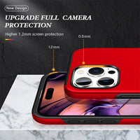 Magnetic Ring Holder Shockproof Cover Case for iPhone 16
