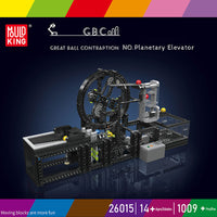 MOULD KING 26015 GBC Assembly Line Planetary Elevator With Motor with 1009 Pieces
