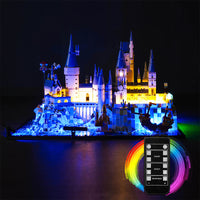Brick Shine -  Light Kit for  LEGO® Hogwarts Castle and Grounds 76419(Blue)
