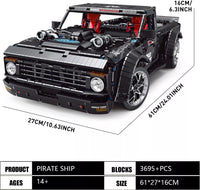 Mould King 13082 Pickup Truck Block Kits Model 3695 pcs with Motor/App Remote
