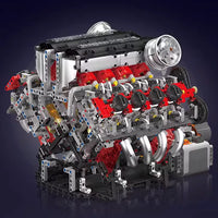 MOULD KING 10130 F488 Supercar V8 Engine With Motor with 2718 Pieces
