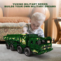 Mould King 20008 CJ-10 Military Cruise Missile Truck Building Mechanical Remote
