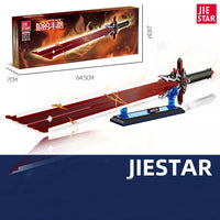 JIESTAR Building Blocks 92032 Wolf’s Gravestone Knife Toys
