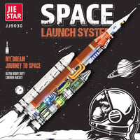 JIESTAR JJ9030 Carrier Rocket Space Launch System with 1055 Pieces
