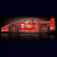 Mould King 13095 Super F40 Racing Sports Car 1:10 Model Kids Static Version Toy
