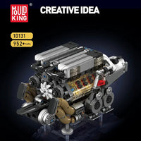 MOULD KING 10131 BGT Supercar With W16 Engine With Motor with 952 Pieces
