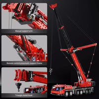 Mould King 17013 Mobile Cranes Building Blocks 4460 Pieces with Motor/APP Remote
