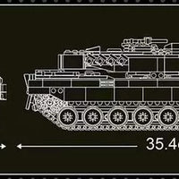Mould King 20020 RC Leopard 2 Tank Building Block Toys