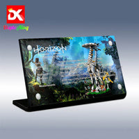 Display King - Acrylic display plaque for Lego Horizon Forbidden West: Tallneck 76989
