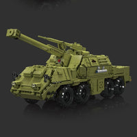 MOULD KING 20031 DANA Self-Propelled Howitzer With Motor with 1923 Pieces
