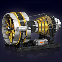 MOULD KING 10141 Aircraft Engine With Motor with 2256 Pieces
