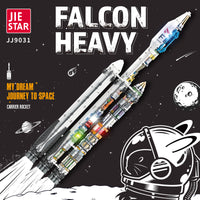 JIESTAR JJ9031 Carrier Rocket Falcon Heavt with 1104 Pieces
