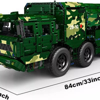 Mould King 20008 CJ-10 Military Cruise Missile Truck Building Mechanical Remote