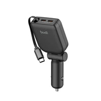 sky Budi CC605B PD 50W 3-Ports Fast Car Charger
